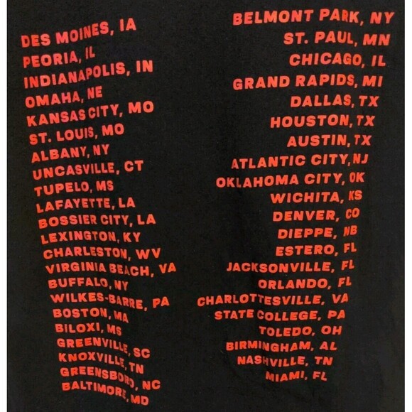 Official Thomas Rhett Home Team Tour ‘23 Concert T-Shirt Black 2 Sided Sz S - Picture 7 of 7